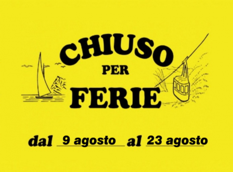 Ferie estive 2021